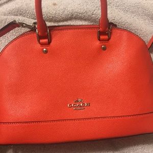 Orange Coach Crossbody